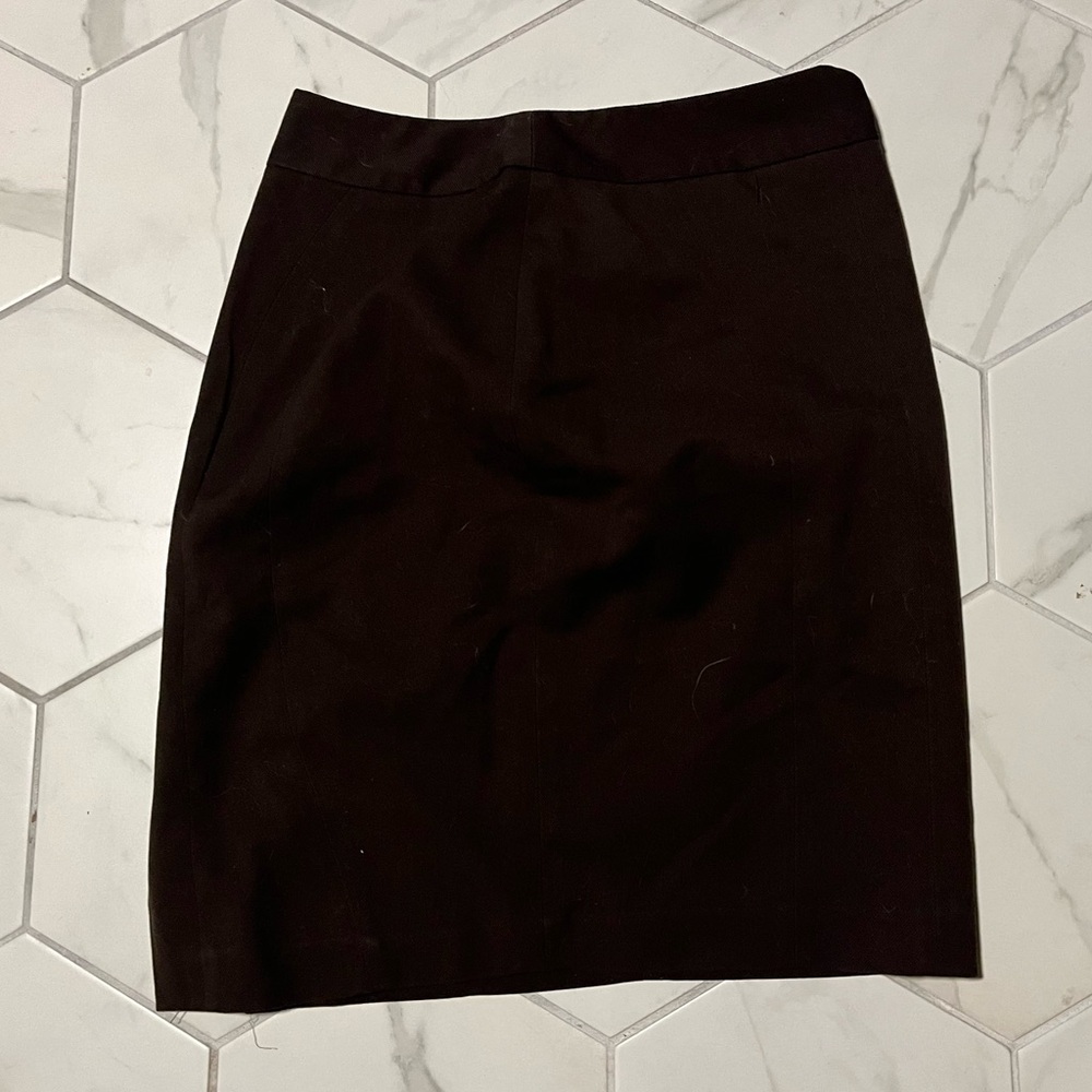 The limited chocolate pencil skirt